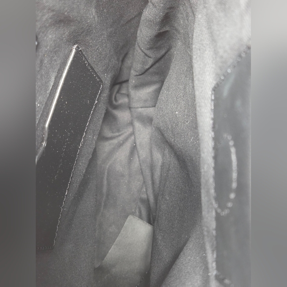 All Saints Ebro Straw Crossbody In Black - Picture 4 of 8